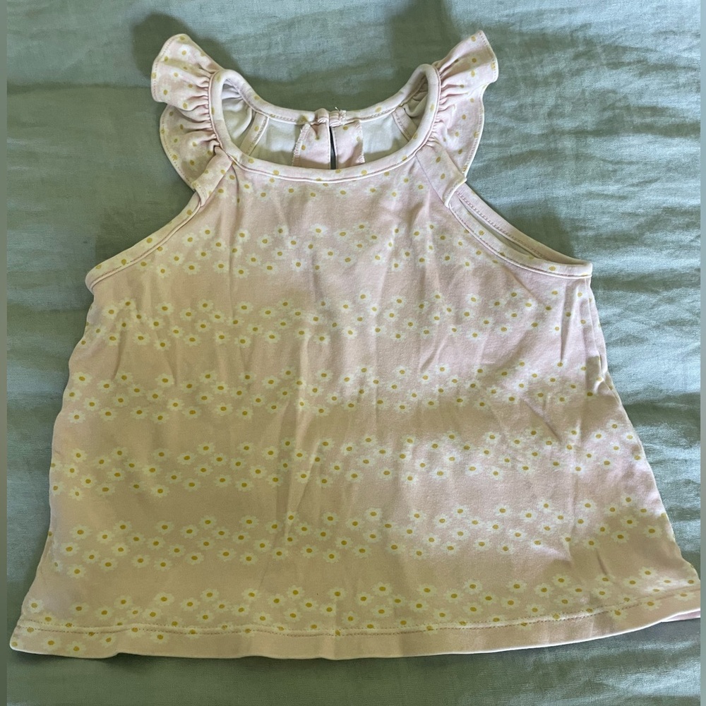 Boutique brand Pink and Yellow Tank